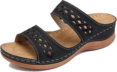 amazon ladies wedge sandals